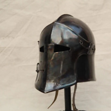 Medieval Babute Helmet, Black Knight Battle Warrior Helmet, Cosplay Helmet picture