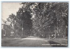 c1940's Scene at Main Street Looking North Antrim New Hampshire NH Postcard picture