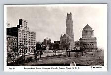 New York City NY, RPPC, Riverside Church, Grant's Tomb Vintage Postcard picture