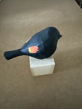 Hand carved and Painted Wood Bird NEW shipping included picture