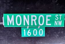 1600 Monroe St. NW Washinton, DC Street Sign picture