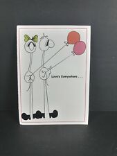 Vintage Large Love Is Everything Postcard-AA2 picture