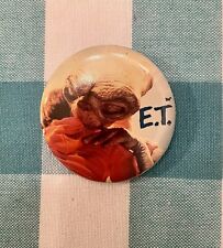 Vintage 1982 ET Extra-Terrestrial Photo Movie Collectible Pinback Button picture