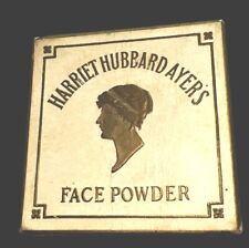 VINTAGE 1920’s HARRIET HUBBARD AYER'S Medallion Face Powder Box Empty 2.5” Sq. picture
