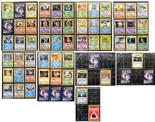 Near Complete SHADOWLESS Base Uncommon Common Set, Some Rares. Pokemon WOTC picture