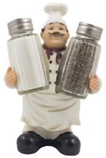 Ebros Bon Appetit Wine Master Standing Culinary Chef Salt And Pepper Shakers  picture