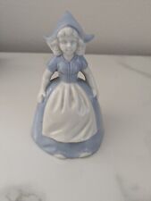 🔥 Charming Vintage 80’s Price Products Porcelain Dutch Girl Dinner Bell EUC picture