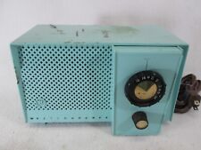 Vintage 1960's Westinghouse Aqua Blue AM radio H742t4 picture