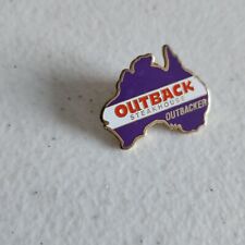 Outback Steakhouse Purple Australia OUTBACKER Lapel Hat Pin picture