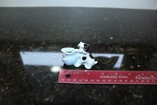 Vintage Porcelain Boxer Figurine Dog Statue Collectible Tooth Pick Holder picture