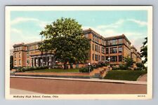 Canton OH-Ohio, McKinley High School, Antique, Vintage Souvenir Postcard picture