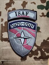BUNDESWEHR KSK ISAF NATO-OTAN SPECIAL OPS PATCH - GERMAN VARIENT  PATCH picture