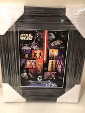 2007 USPS Star Wars 30th Anniversary Stamp Page First Day Cover CUSTOM FRAMED picture