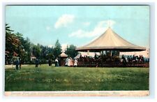 Beacon Park Lake Chaubuna Webster MA Massachusetts Early Postcard picture