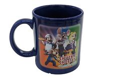 Vintage Ceramic Chuck E Cheese And Friends Coffee Mug Blue Small Very Small Chip picture