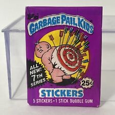 Garbage Pail Kids Original Series 7 Wax Pack Factory Sealed Vintage Topps 1987 picture