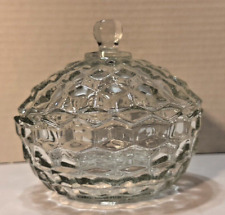 Vintage Crystal Sugar Bowl With lid, Unique, Outstanding picture