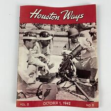1942 Oct WWII Era Houston Ways Shipbulding Merchant Employee Magazine TX VTG picture