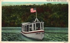 Vintage Postcard 1920's Sadie H. Boat Lake Taneycomo Ozark Mountains Missouri picture