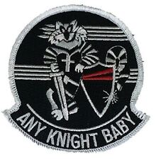 USN NAVY VF-154 ANY KNIGHT BABY FIGHTER SQUADRON PATCH BLACK KNIGHT VETERAN picture