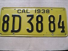 vintage 1938 california license plates picture