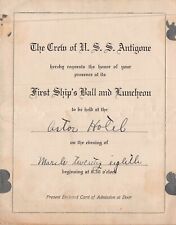 THE WW1 CREW OF U S S ANTIGONE-FIRST SHIPS BALL AT ASTOR HOTEL-1919 picture