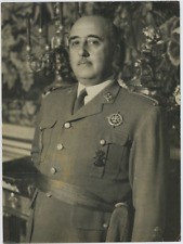Espana, General Francisco Franco Vintage Silver Print Silver Print 1 picture