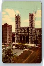 Montreal QC-Quebec Canada, Eglise Notre Dame Church, c1955 Vintage Postcard picture