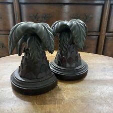 Vintage Palm Tree Bookends, 7