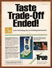 1984 True Cigarettes Vintage Print Ad/Poster Retro 80s Man Cave Bar Art Décor  picture