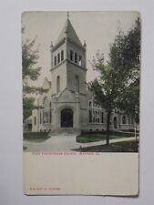 Marengo, Illinois IL ~ First Presbyterian Church 1910s b/w L735 picture
