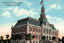 Vintage Postcard Grand Island Nebraska - Hall County Courthouse picture