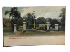 1901 Entrance Botanic Garden Singapore Postcard picture