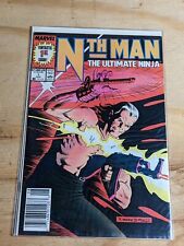 Nth Man #1 KEY ISSUE The Ultimate Ninja 1989 Marvel Comics Larry Hama 1st Solo S picture