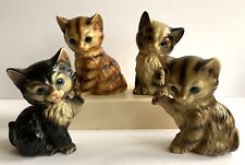 Vintage Choice Imports Cat Figures ~ Lot of 4 Darling Cats ~ Lovely Condition picture
