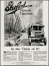 1918 Garford Motor Truck Company Lima Ohio Ships Dock vintage art print ad ads40 picture
