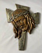 Plaque Head of Christ on Cross 12