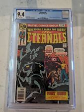Eternals 1 CGC 9.4 1976 1st Appearance Eternals WHITE Pages picture