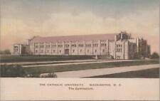 Postcard The Gymnasium Catholic University  Washington DC  picture