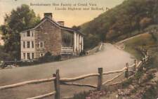 Vintage Revolutionary Shot Factory Hand Colored Near Bedford  PA P477 picture