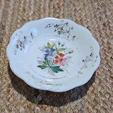 Vintage Floral print Hand painted China Saucer dish picture