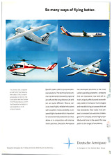 1992 Vintage Deutsche Aerospace Daimler Benz Aviation Magazine Print AD picture