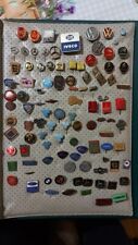 LOT OF 100+ PINS/BADGES OF CARS, TRUCKS, MERCEDES, BMW, IVECO, MAN, RR picture