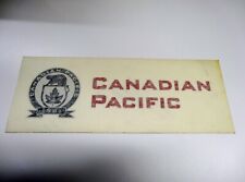 Canadian Pacific Logo Vinyl Transfer, New old stock picture