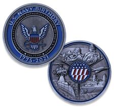 United States Navy 2021 Birthday Challenge Coin picture