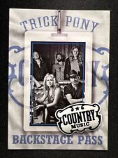 2014 Panini Country Music-Backstage Pass-GREEN FOIL #16 (Trick Pony) 🤠🐷🤠 picture