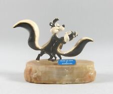 Ron Lee PEPE LE PEW & PENELOPE Bronze Sculpture on Onyx Marble Base 1086/2750 picture
