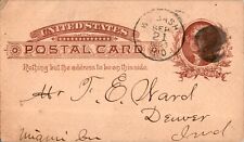 United States Postal Card 1885, Posted 9/21/1885 Postcard picture