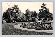Omaha NE-Nebraska, Jefferson Square, Advertisement, Vintage c1908 Postcard picture