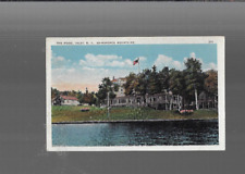 INLET NY  VINTAGE POSTCARD color  THE WOODS HOTEL RESORT 1920s Adirondacks Mts picture